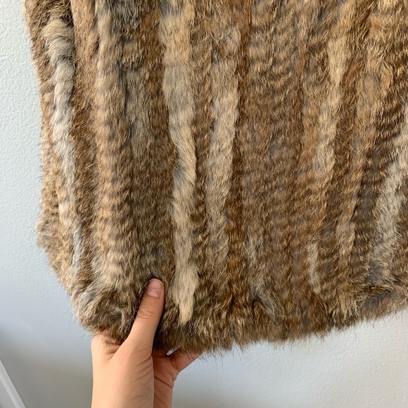 Fawn fur vest 💯rabbit fur - Picture 3 of 4